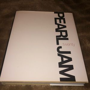 Pearl Jam Twenty hardcover book.